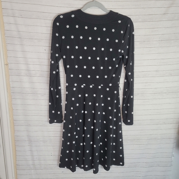 WHBM POLKA DOT REVERISIBLE DRESS, SZ 4 - Picture 6 of 16